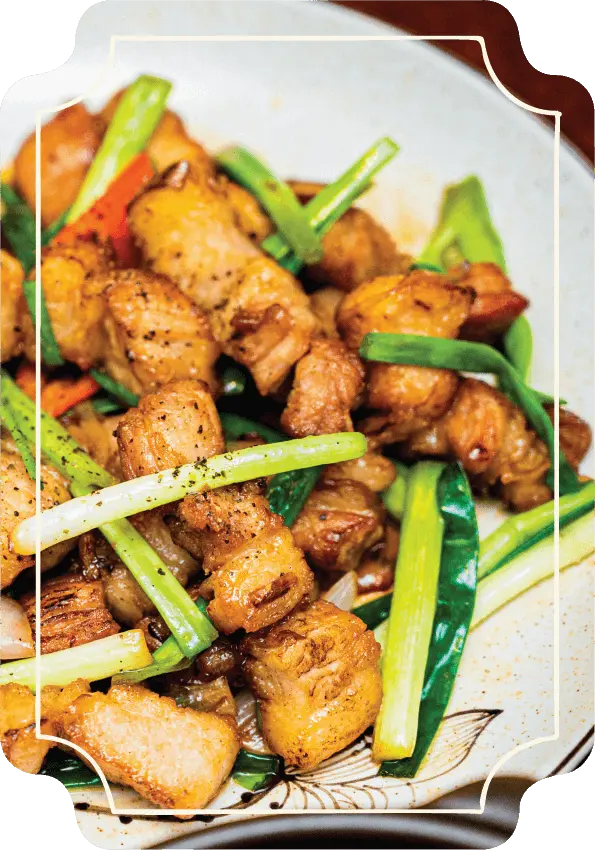 Thịt rang cháy cạnh